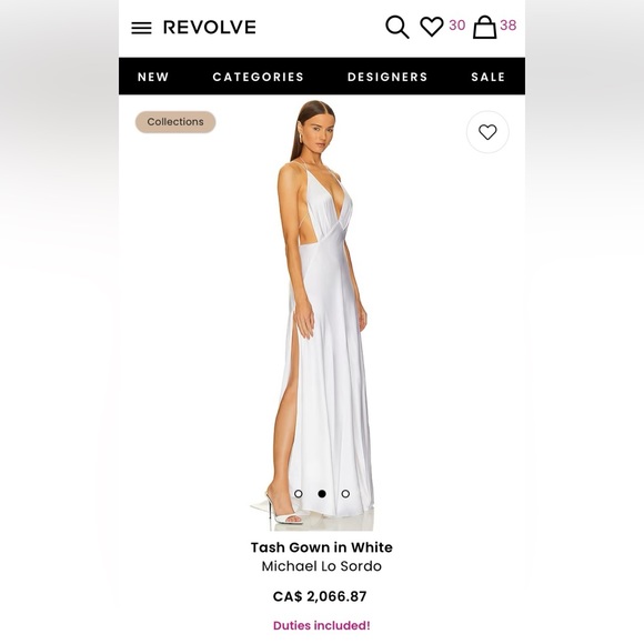 Michael Lo Sordo Wedding Dress ~ US size 4 - Picture 2 of 6